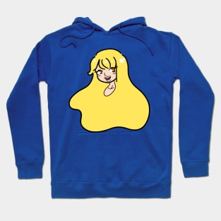 Blonde Lady Portrait Hoodie